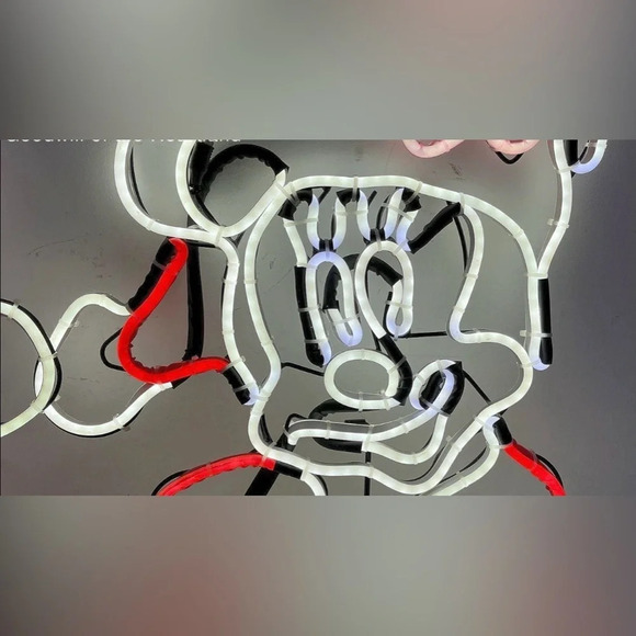 Gemmy Disney Christmas Mickey & Minnie Mouse 29-in Sculpture with LED Lights - Picture 8 of 8